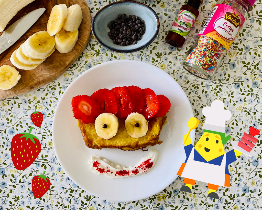 Recette pour enfant : le pain perdu ramène sa fraise