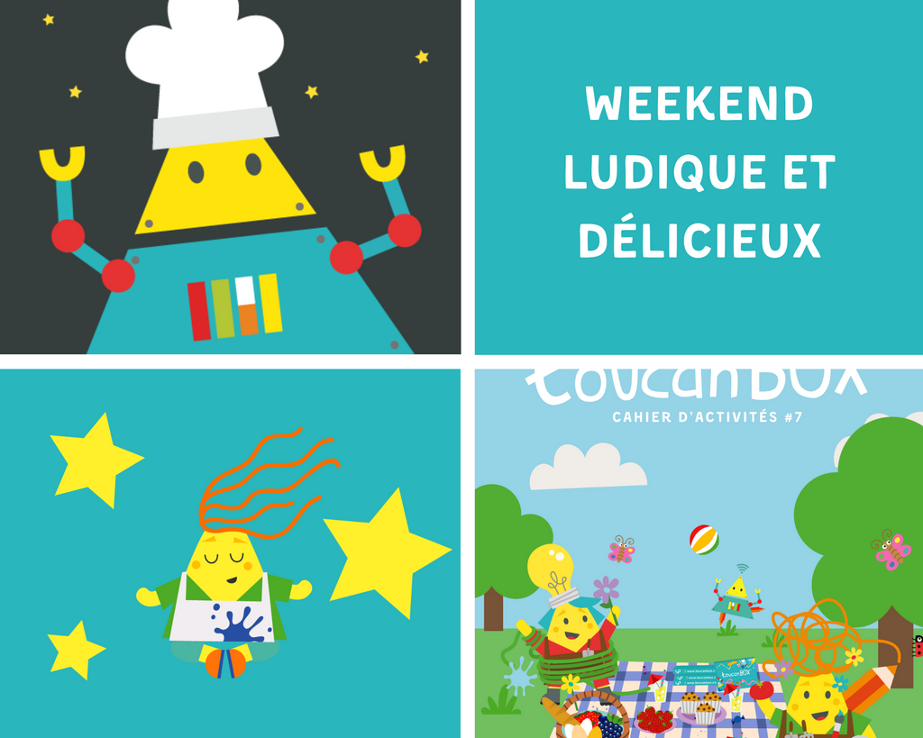 Activités manuelles du weekend: un goûter 5 étoiles ⭐  👾  🤖